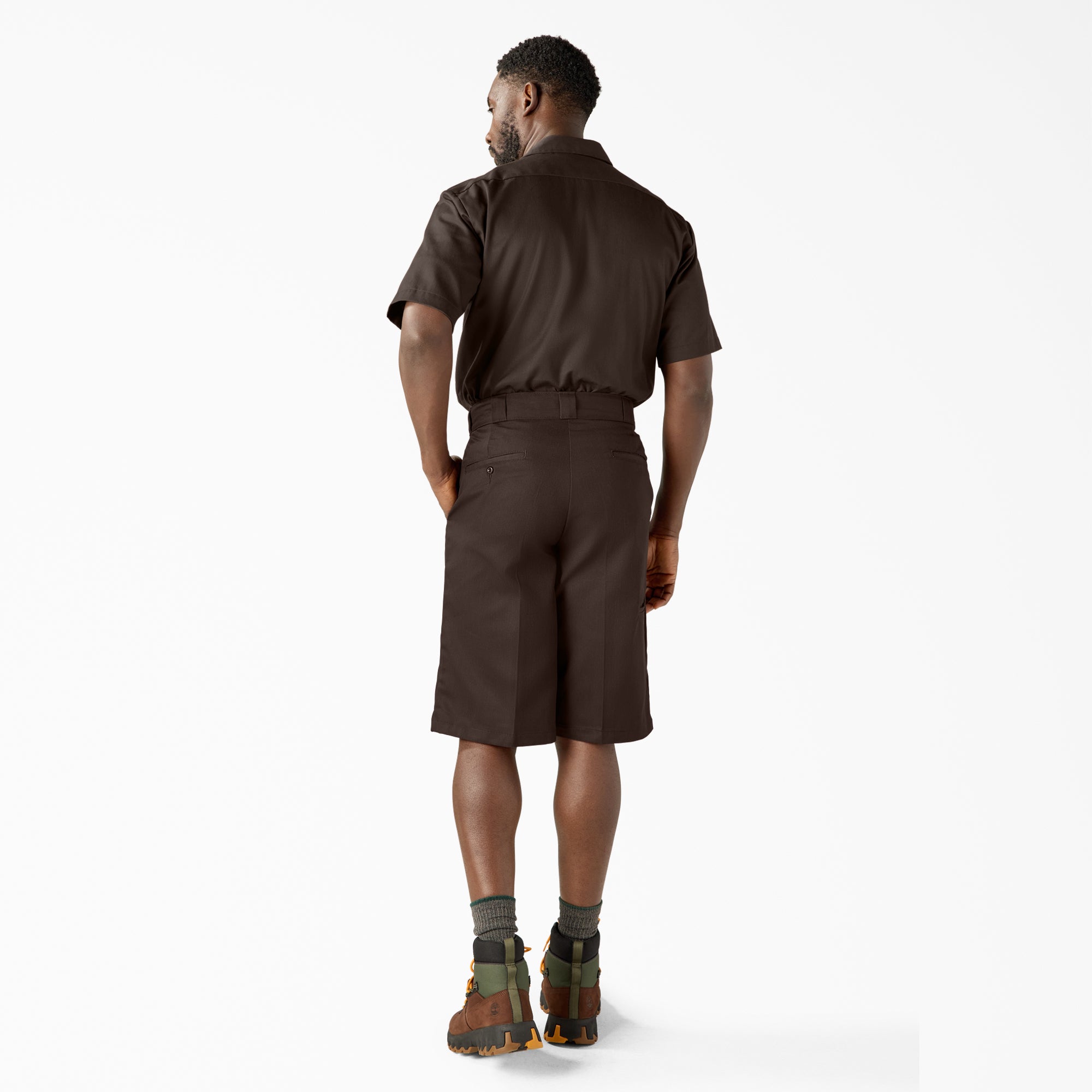 Loose Fit Flat Front Work Shorts. 13 - Image 6