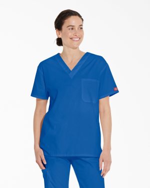 Unisex EDS Signature V-Neck Scrub Top