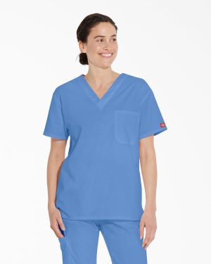 Unisex EDS Signature V-Neck Scrub Top