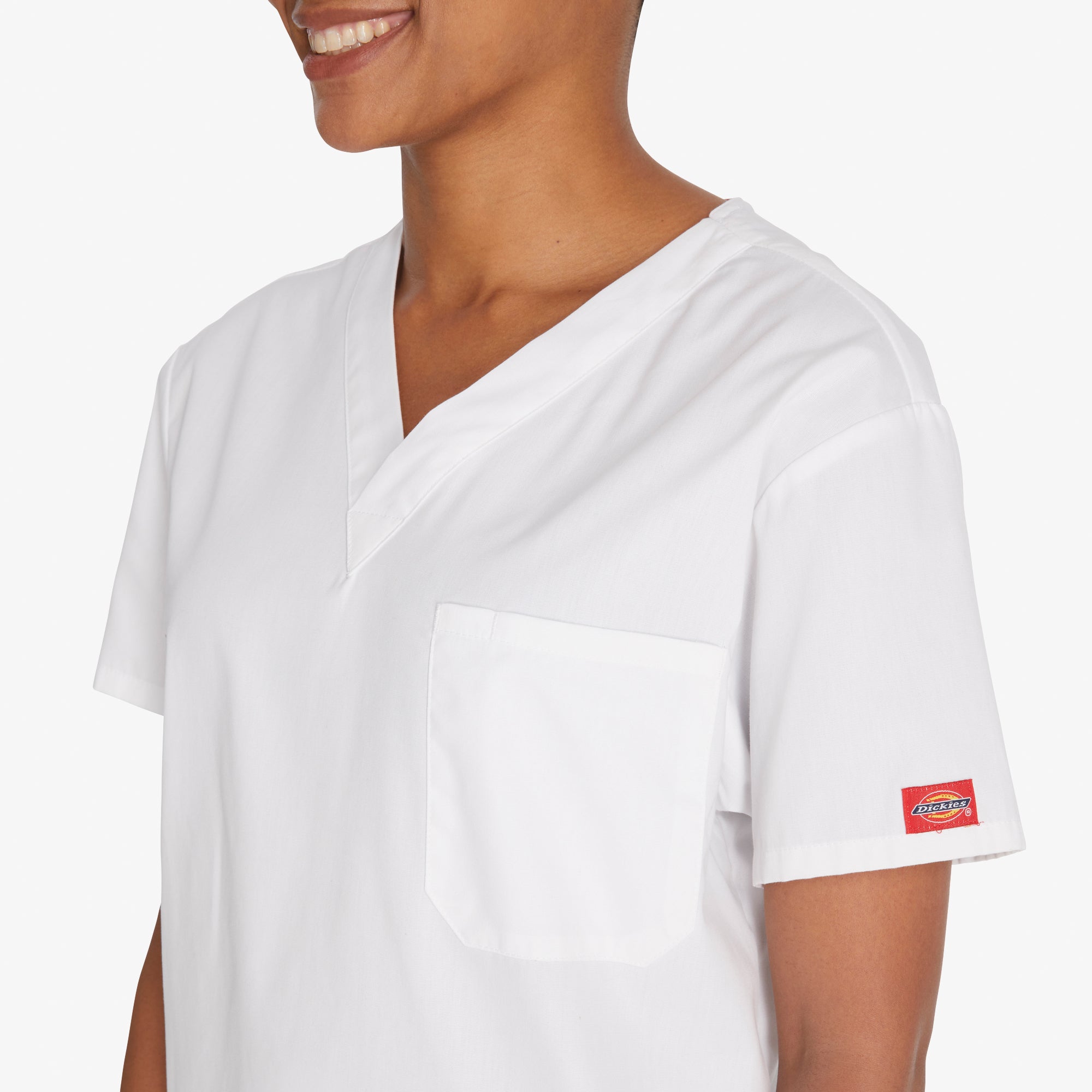 Unisex EDS Signature V-Neck Scrub Top - Image 6