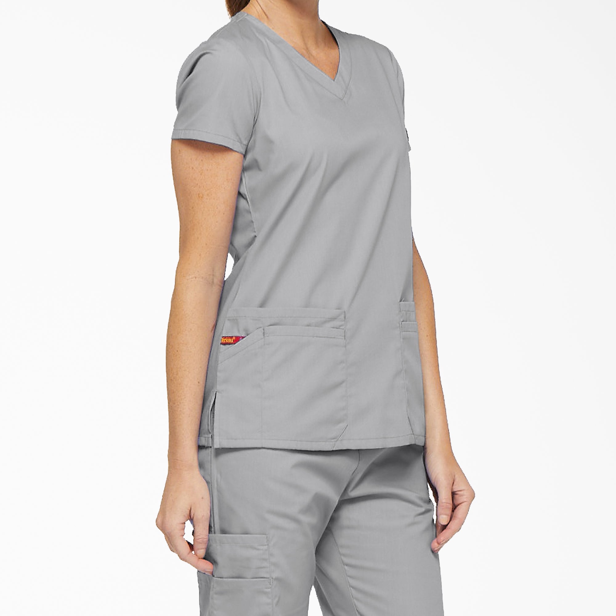 Women's EDS Signature V-Neck Scrub Top - Image 4