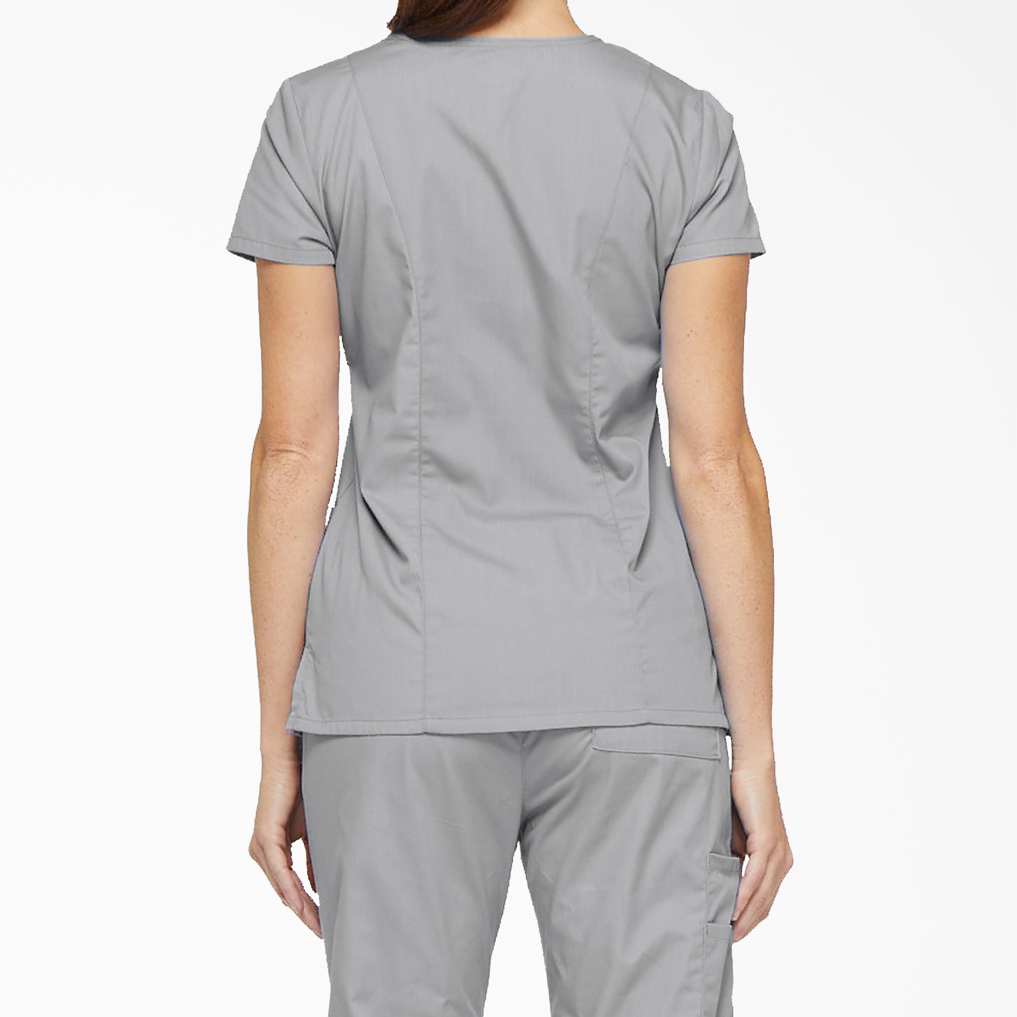 Women's EDS Signature V-Neck Scrub Top - Image 2
