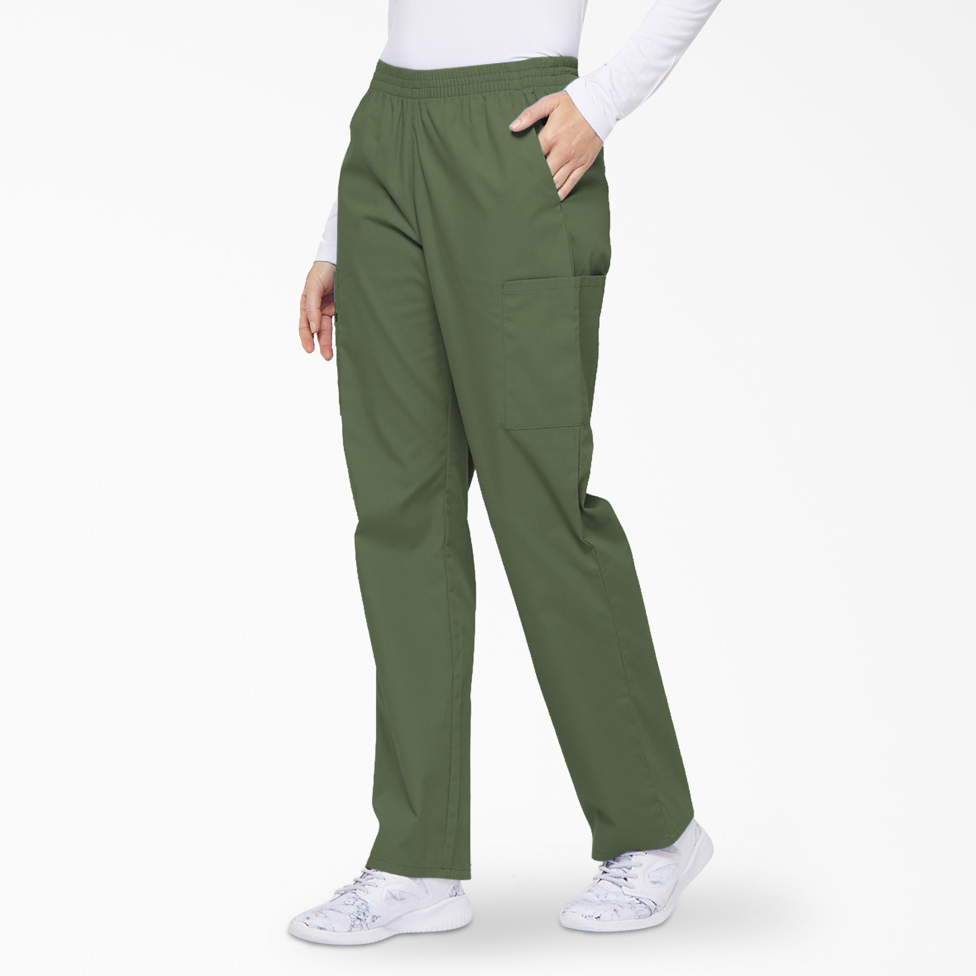 Women's EDS Signature Cargo Scrub Pants - Image 3