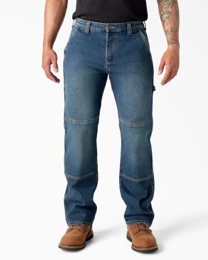 FLEX Relaxed Fit Double Knee Jeans