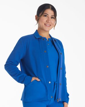 Women's EDS NXT Zip Front Scrub Jacket