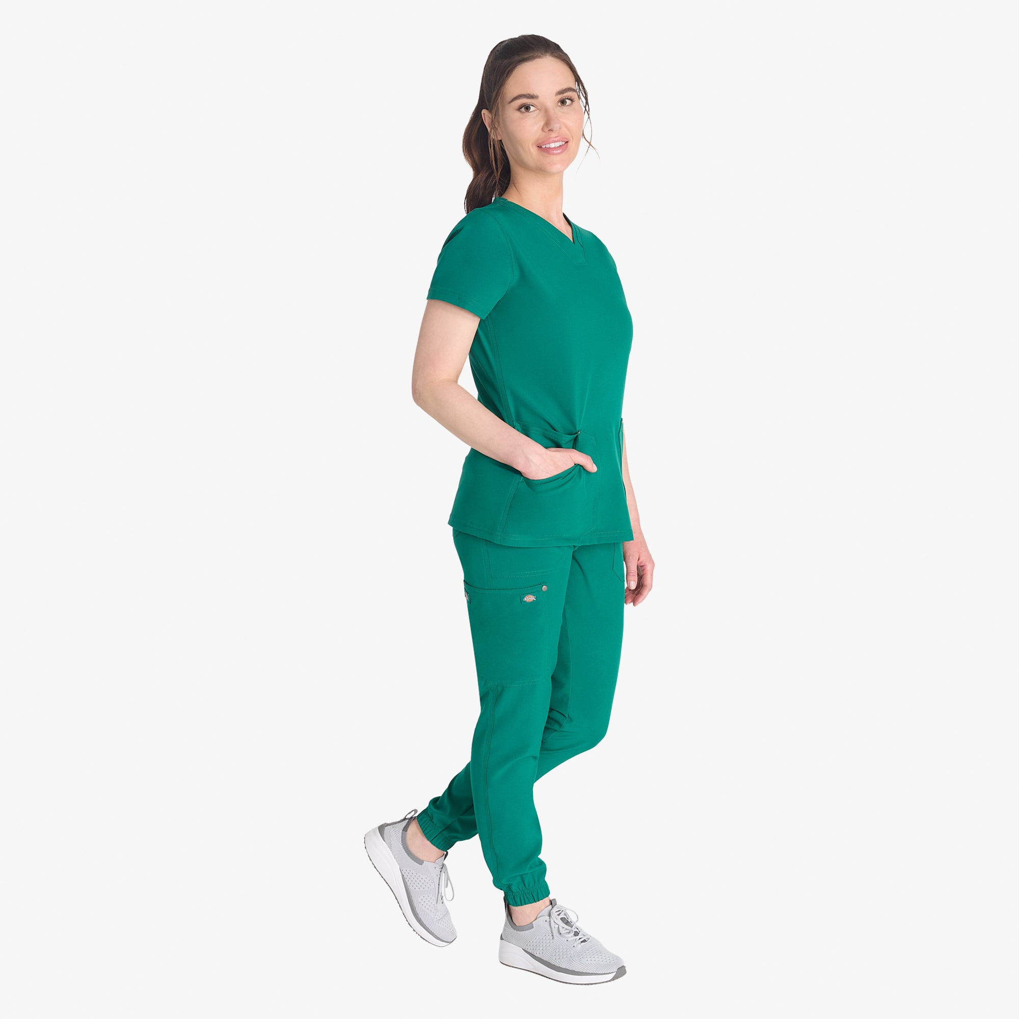 Women's EDS NXT V-Neck Scrub Top - Image 6