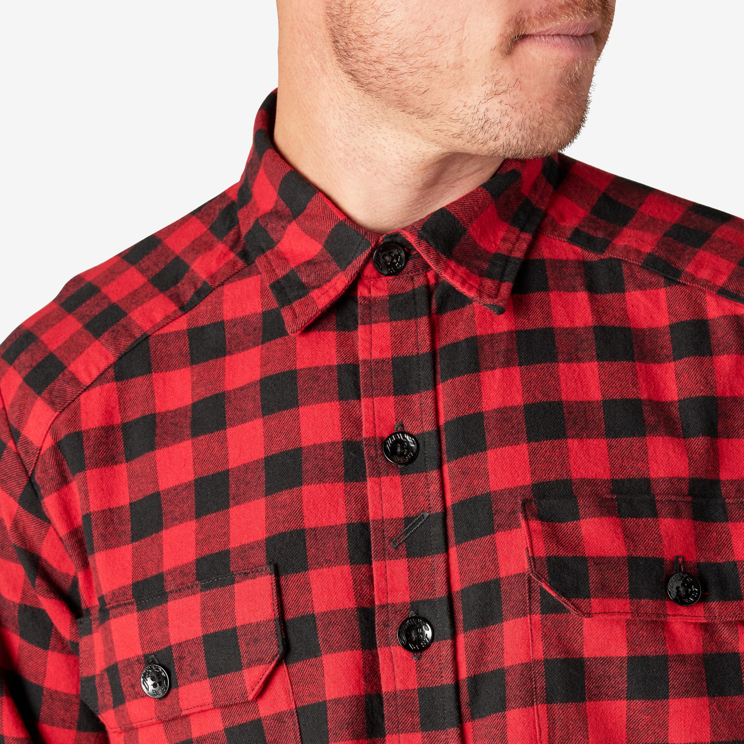 Dickies 1922 Buffalo Check Flannel Shirt - Image 7