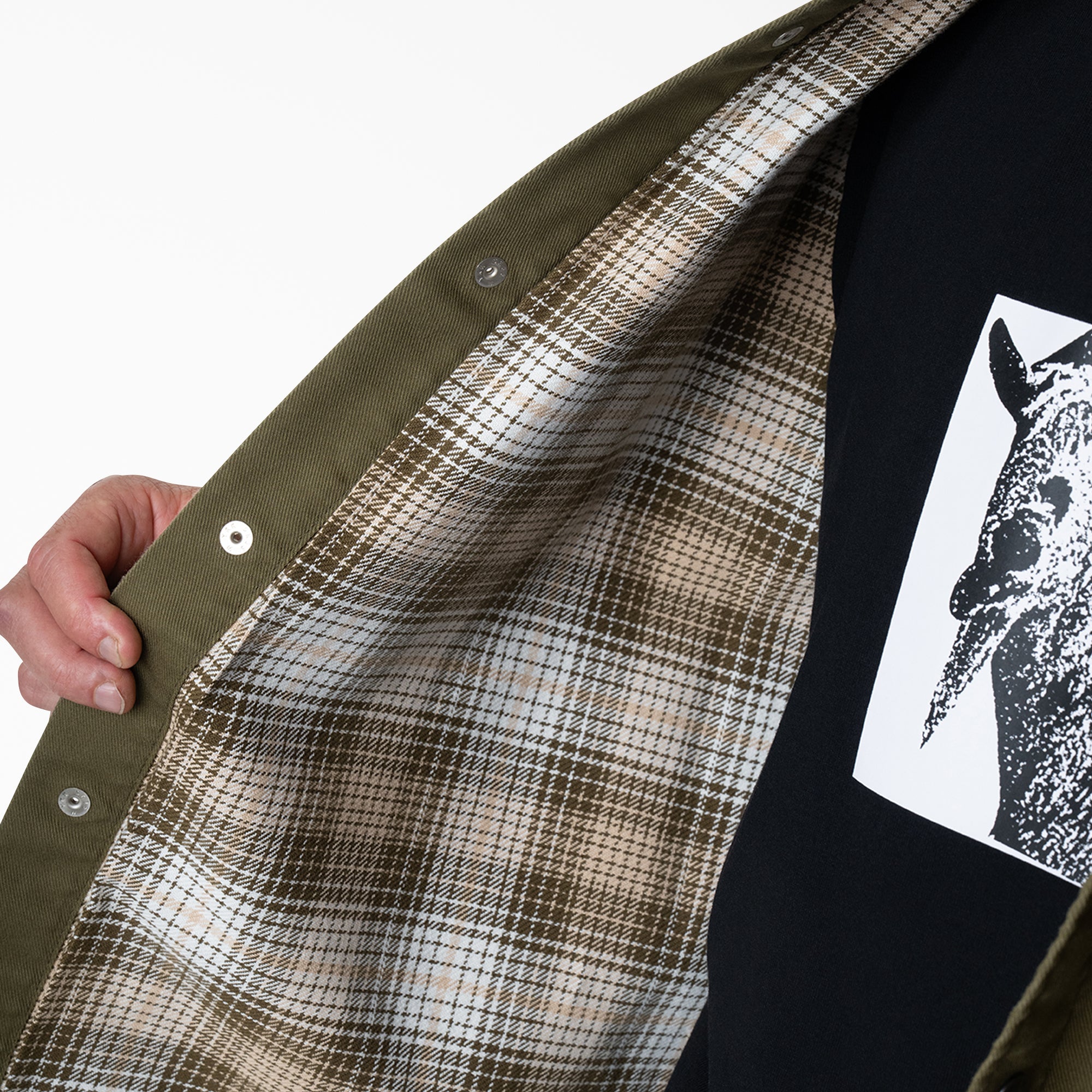 Mike Anderson Lined Shirt Jacket - Image 5