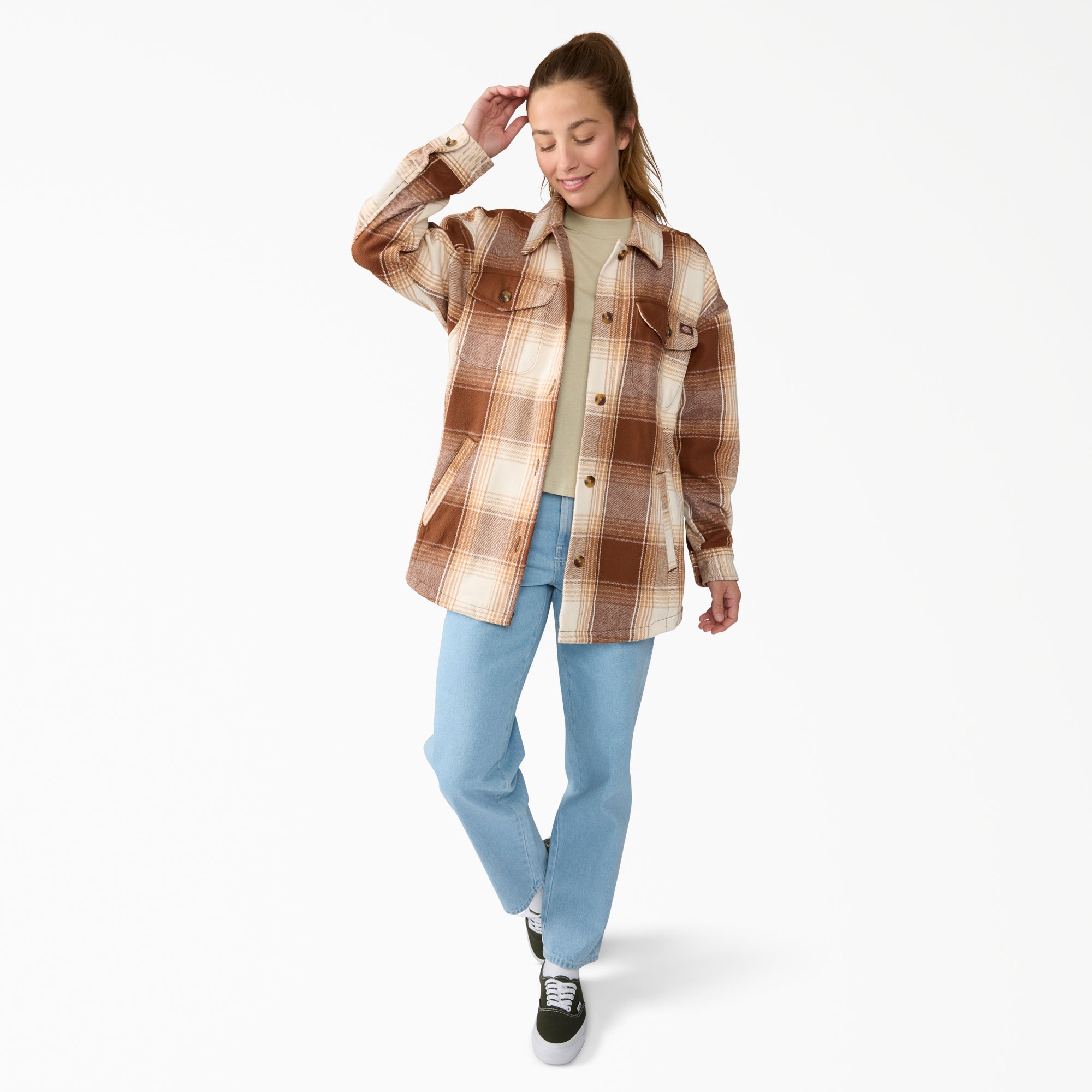 Women's Flannel Shacket - Image 4