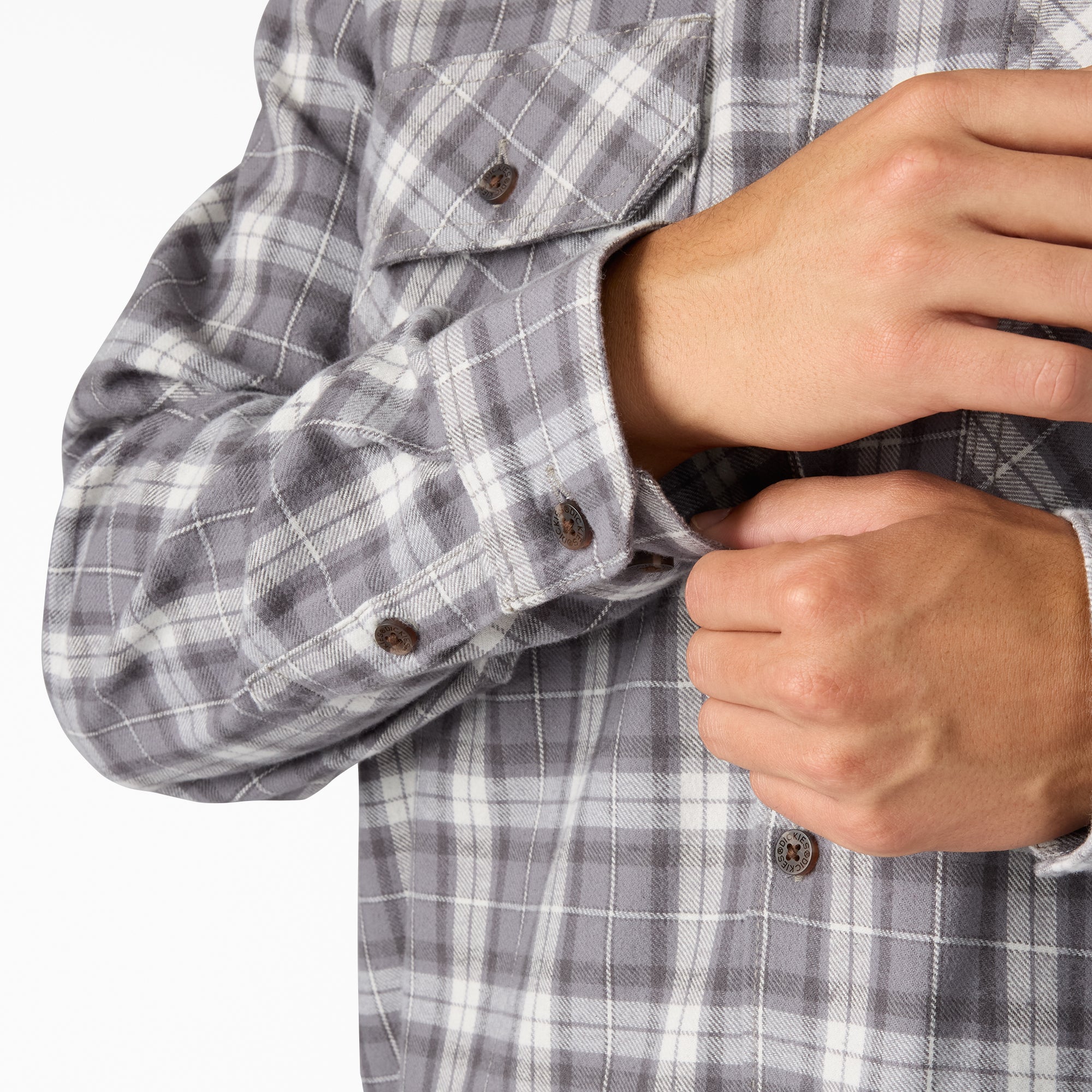 Long Sleeve Flannel Work Shirt - Image 6