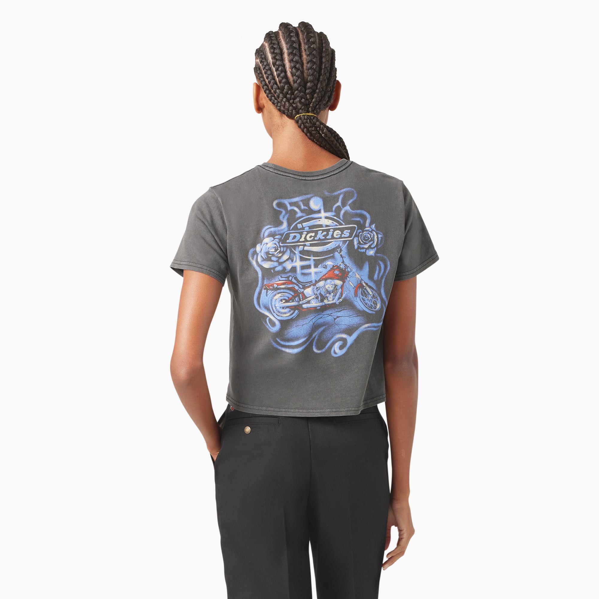 Dickies x Harley-Davidson Women's Vintage Softail Cropped T-Shirt - Image 2