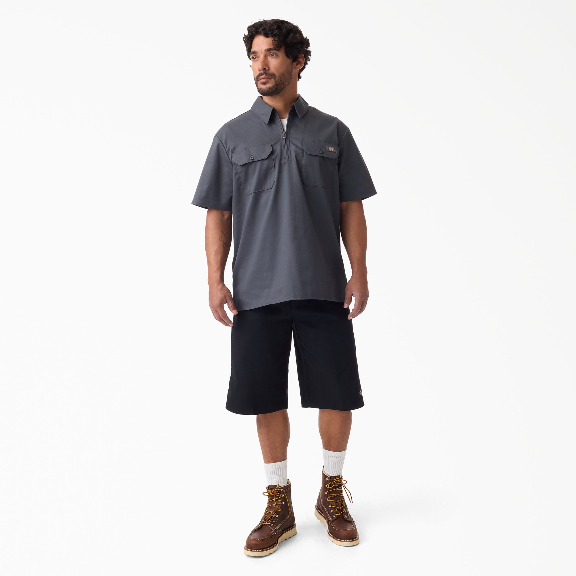 1/4 Zip Work Shirt - Image 4