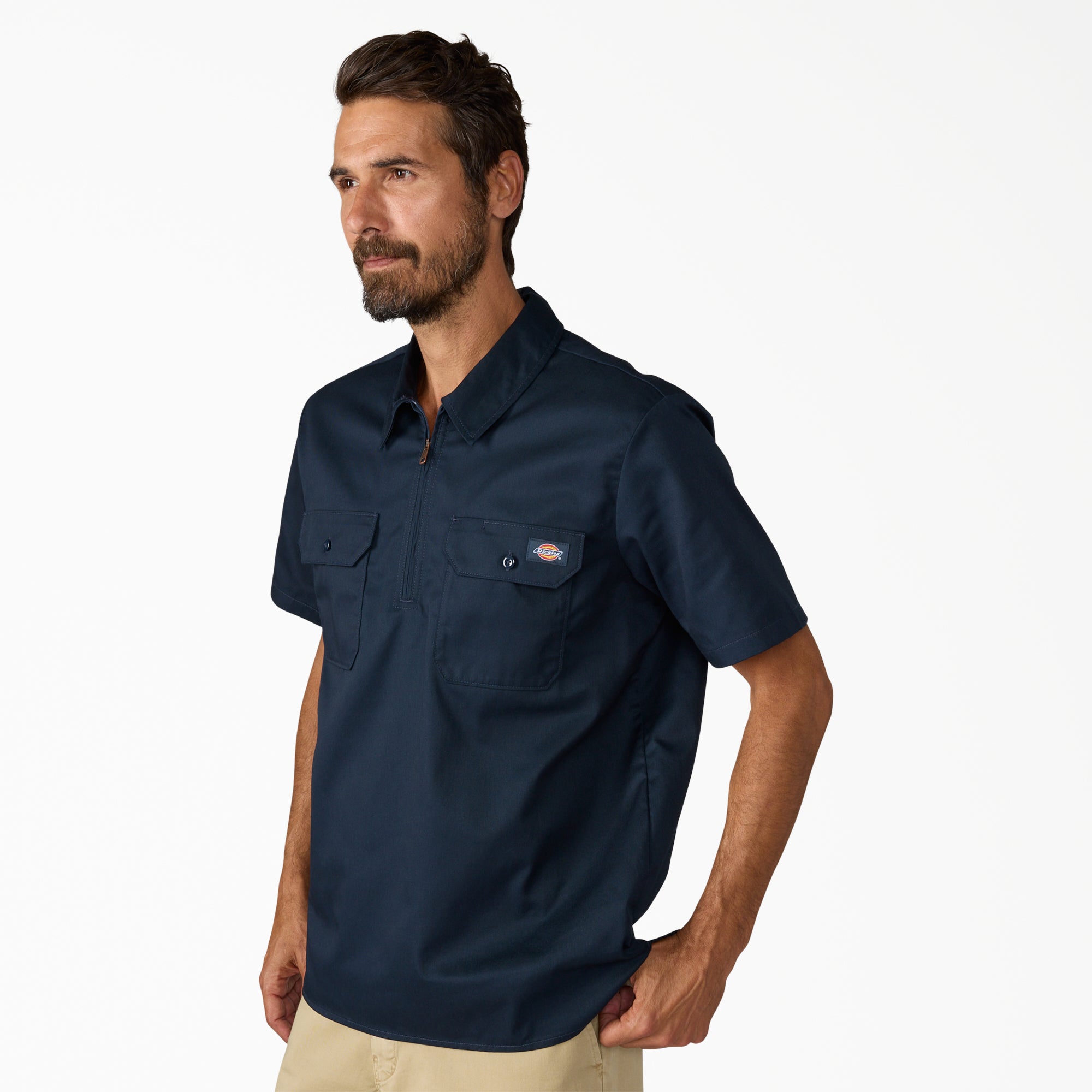 1/4 Zip Work Shirt - Image 3