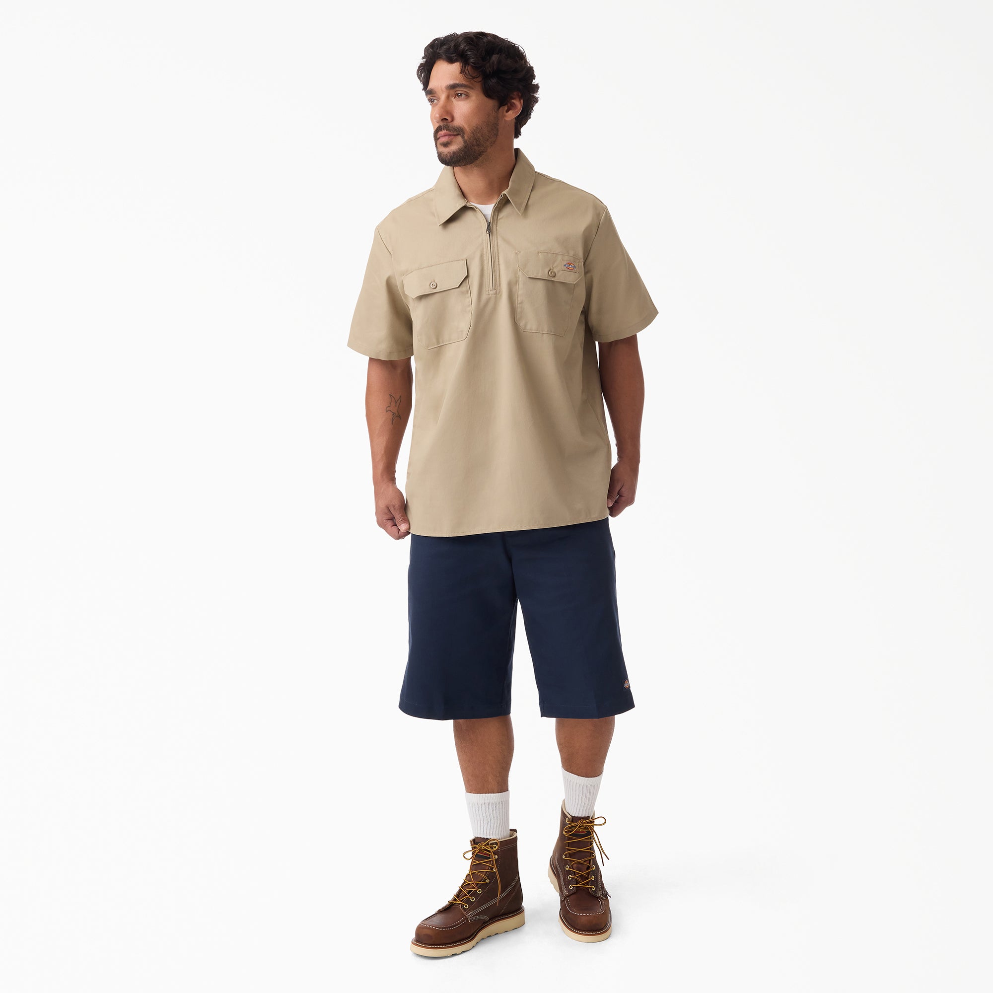 1/4 Zip Work Shirt - Image 4