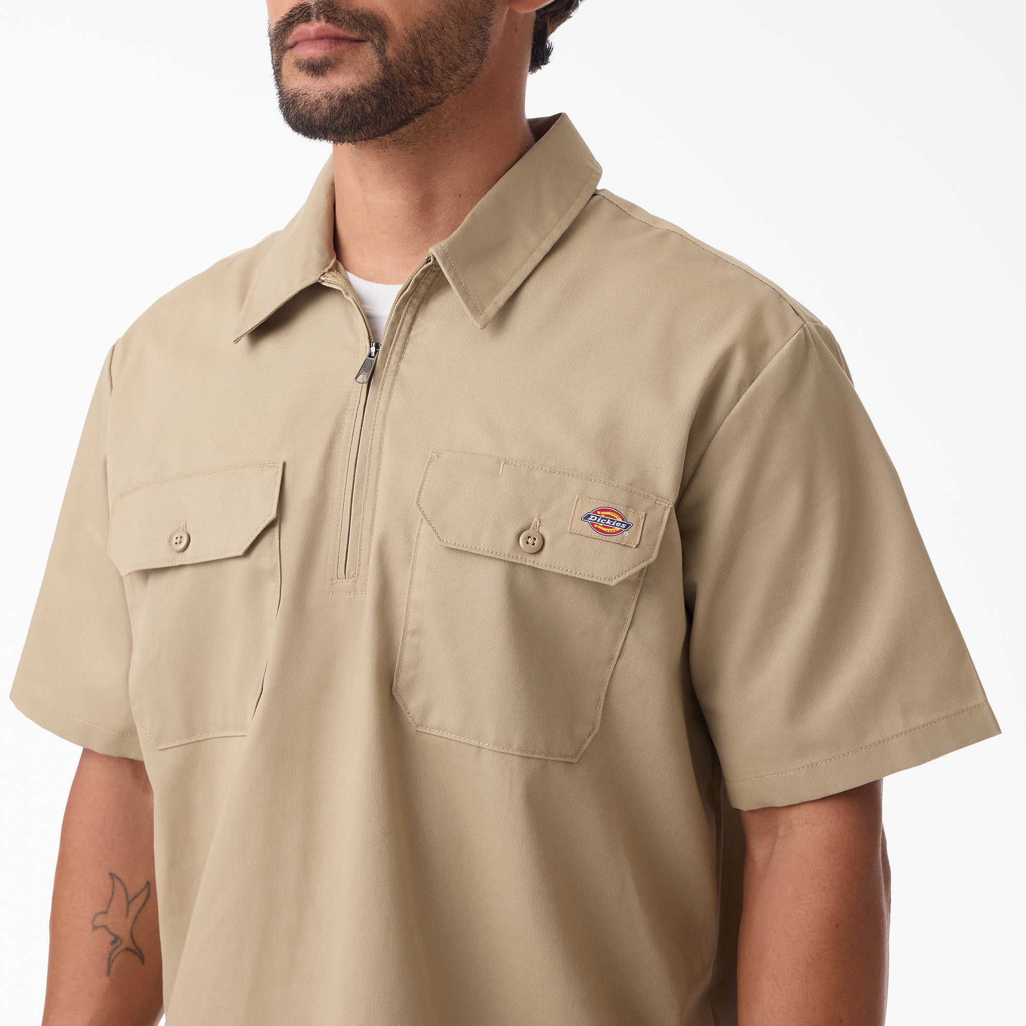 1/4 Zip Work Shirt - Image 5