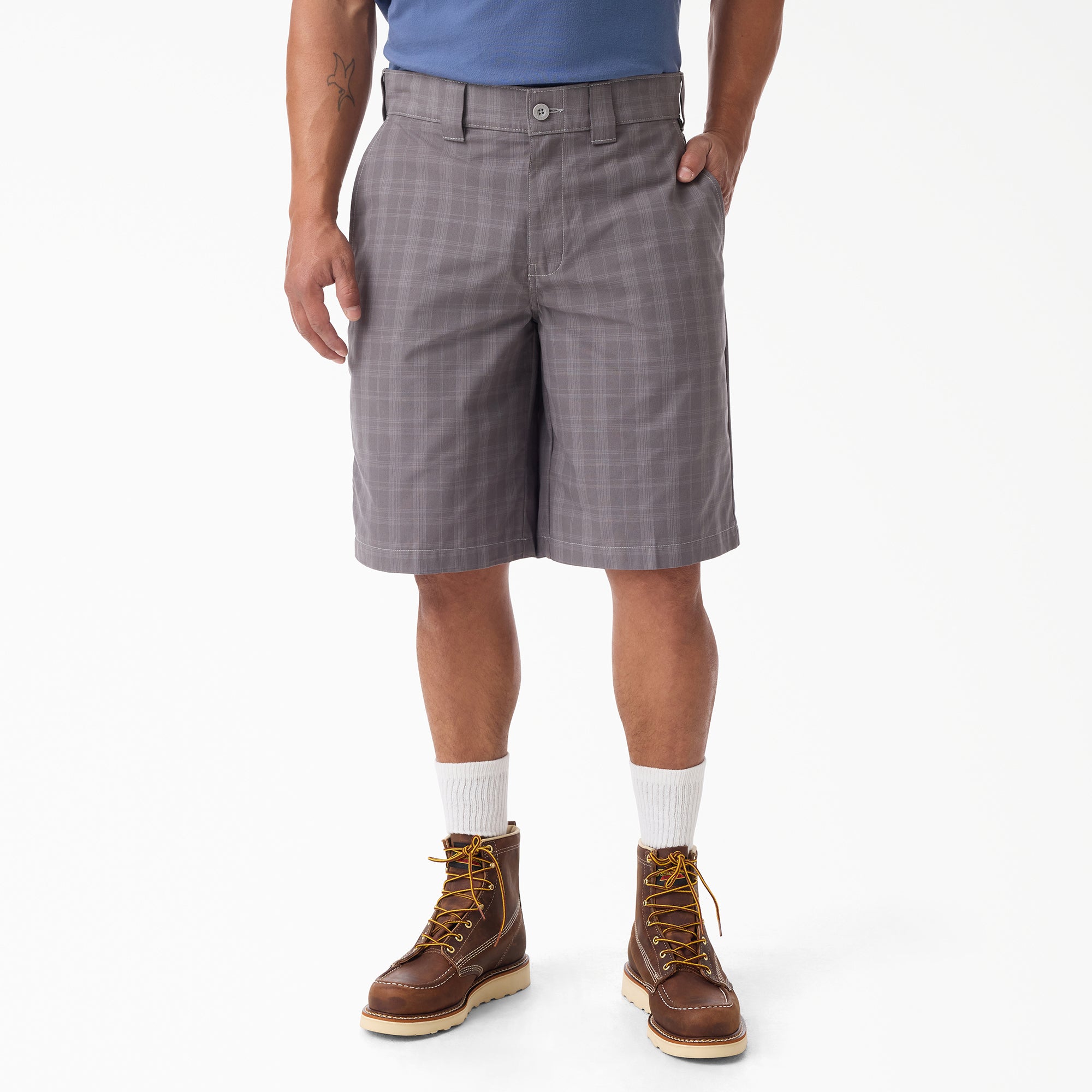 Plaid Work Shorts. 11