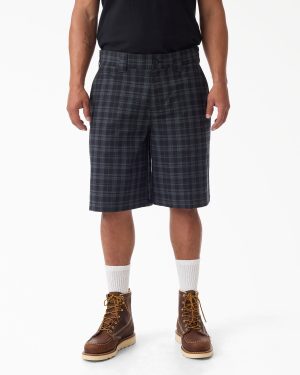Plaid Work Shorts. 11