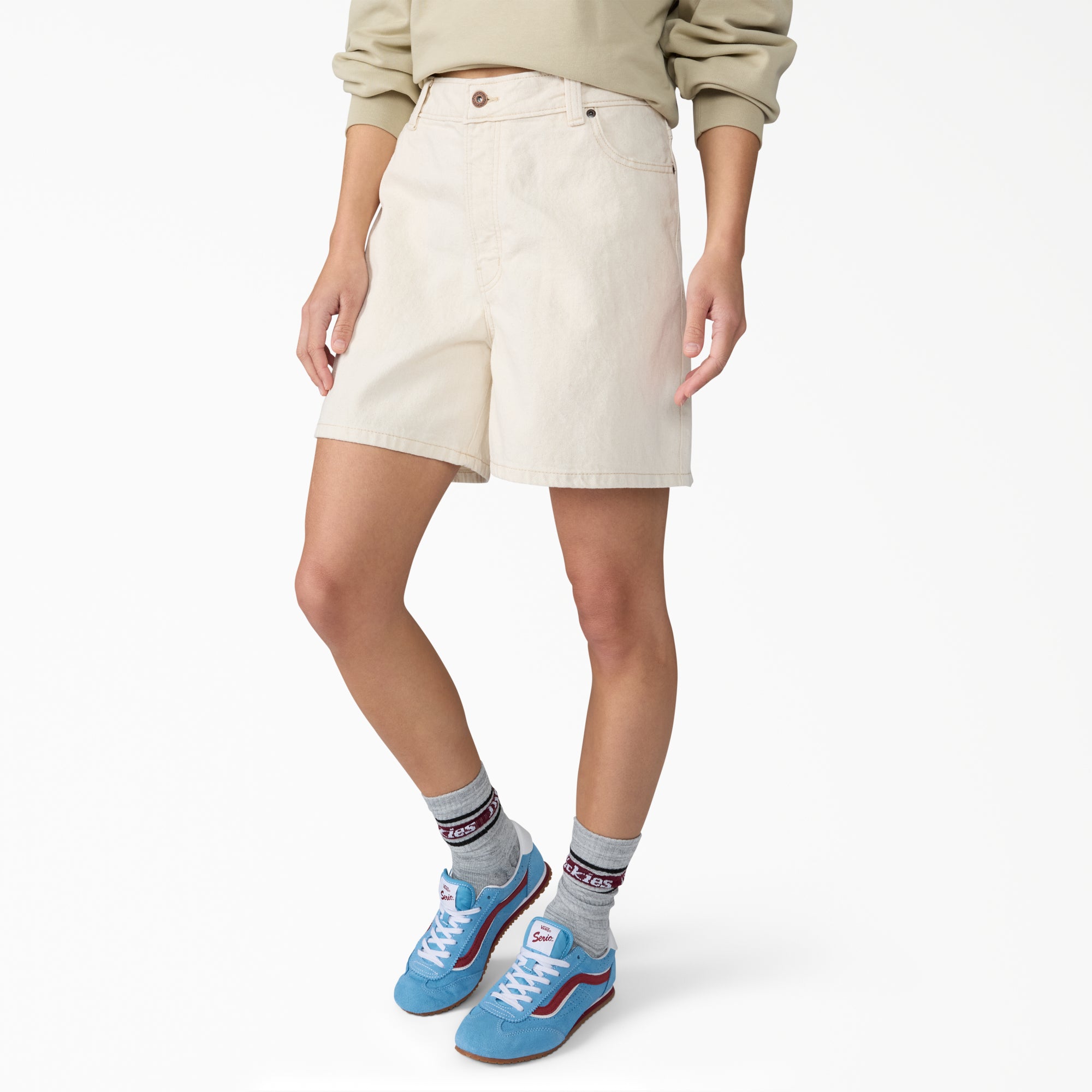 Women's 984 High Waist Jean Shorts. 5 - Image 3