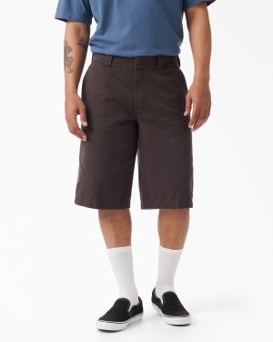 Worn In Loose Work Shorts. 13