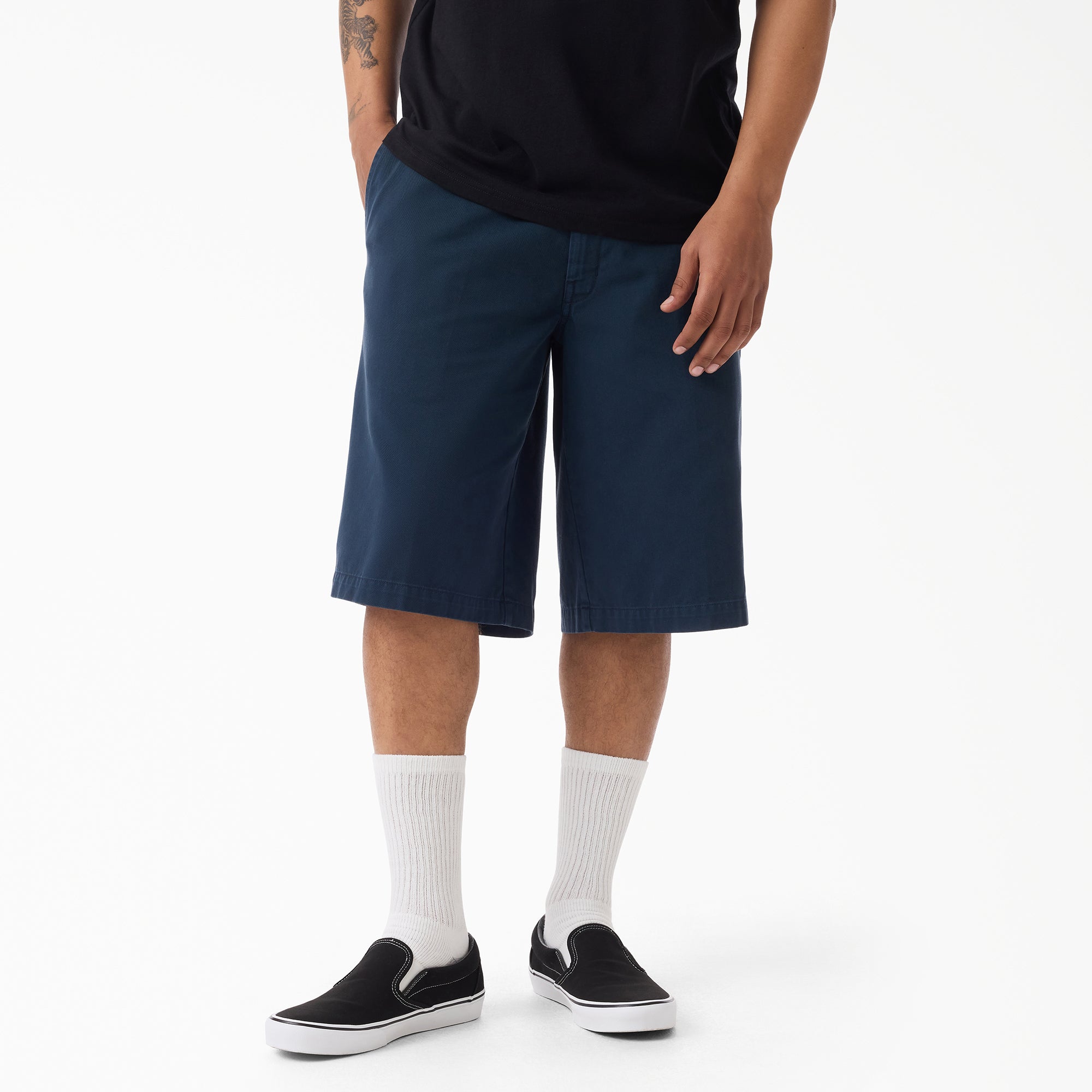 Worn In Loose Work Shorts. 13