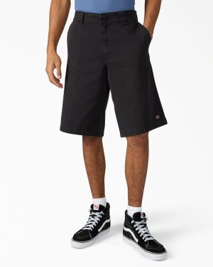 Worn In Loose Work Shorts. 13