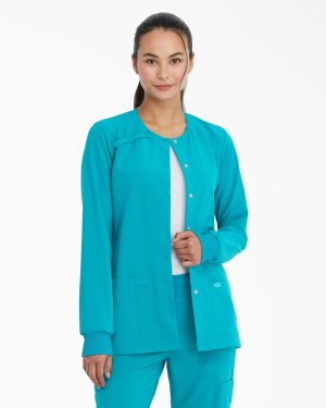Women's EDS Essentials Snap Front Scrub Jacket