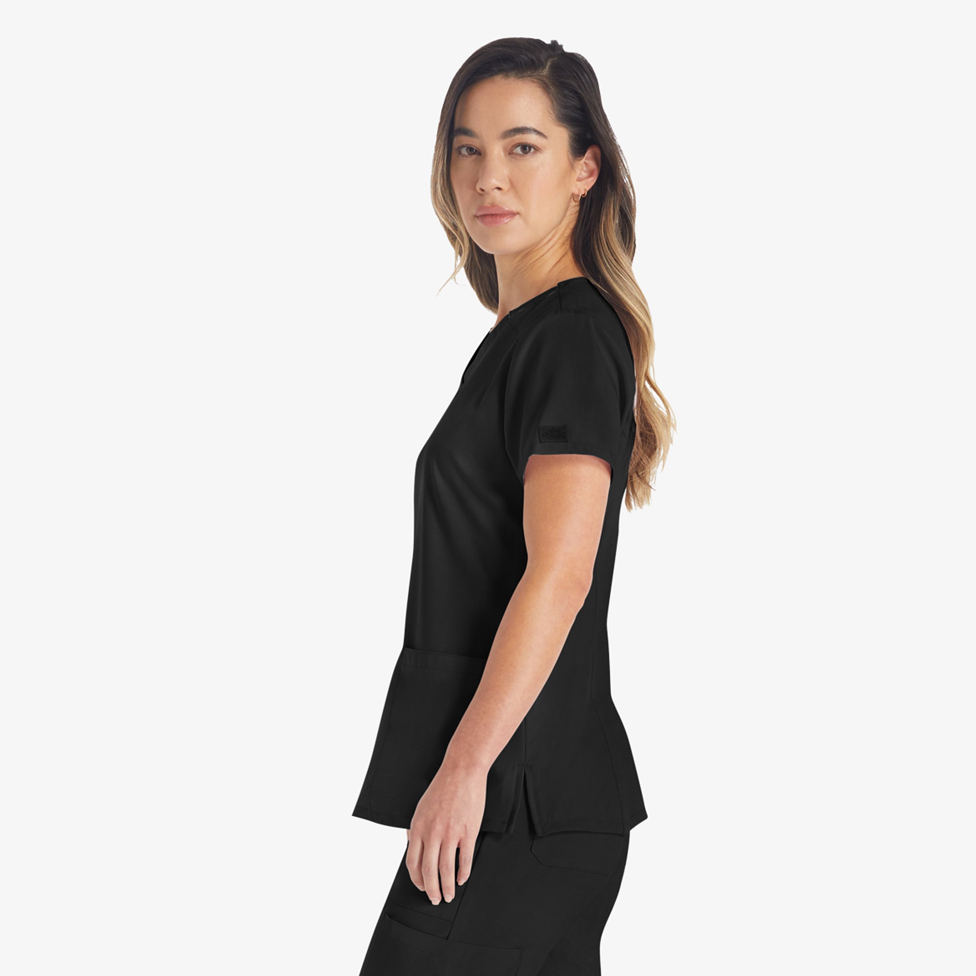 Women's EDS Essentials V-Neck Scrub Top - Image 2