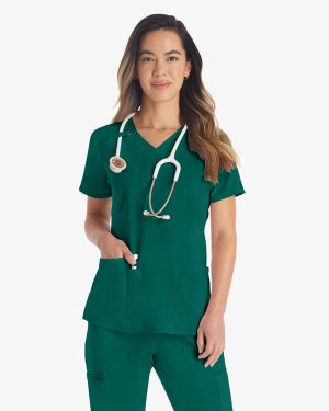 Women's EDS Essentials V-Neck Scrub Top