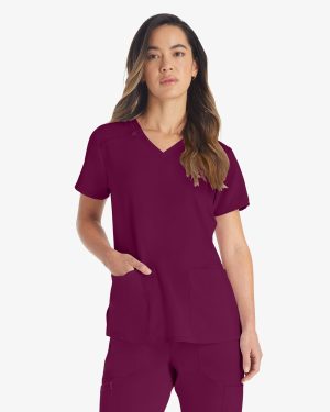 Women's EDS Essentials V-Neck Scrub Top