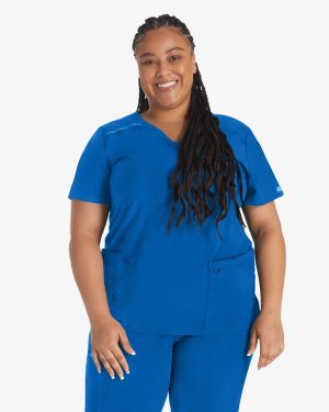 Women's EDS Essentials Mock Wrap Scrub Top