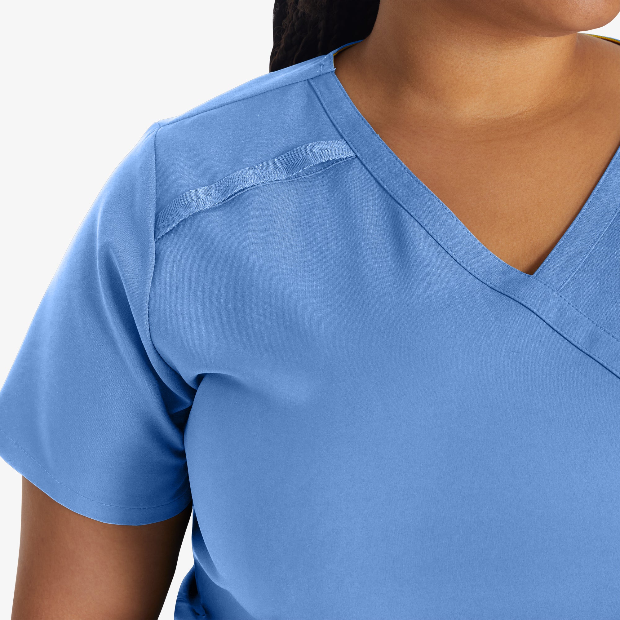 Women's EDS Essentials Mock Wrap Scrub Top - Image 6