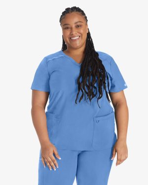 Women's EDS Essentials Mock Wrap Scrub Top