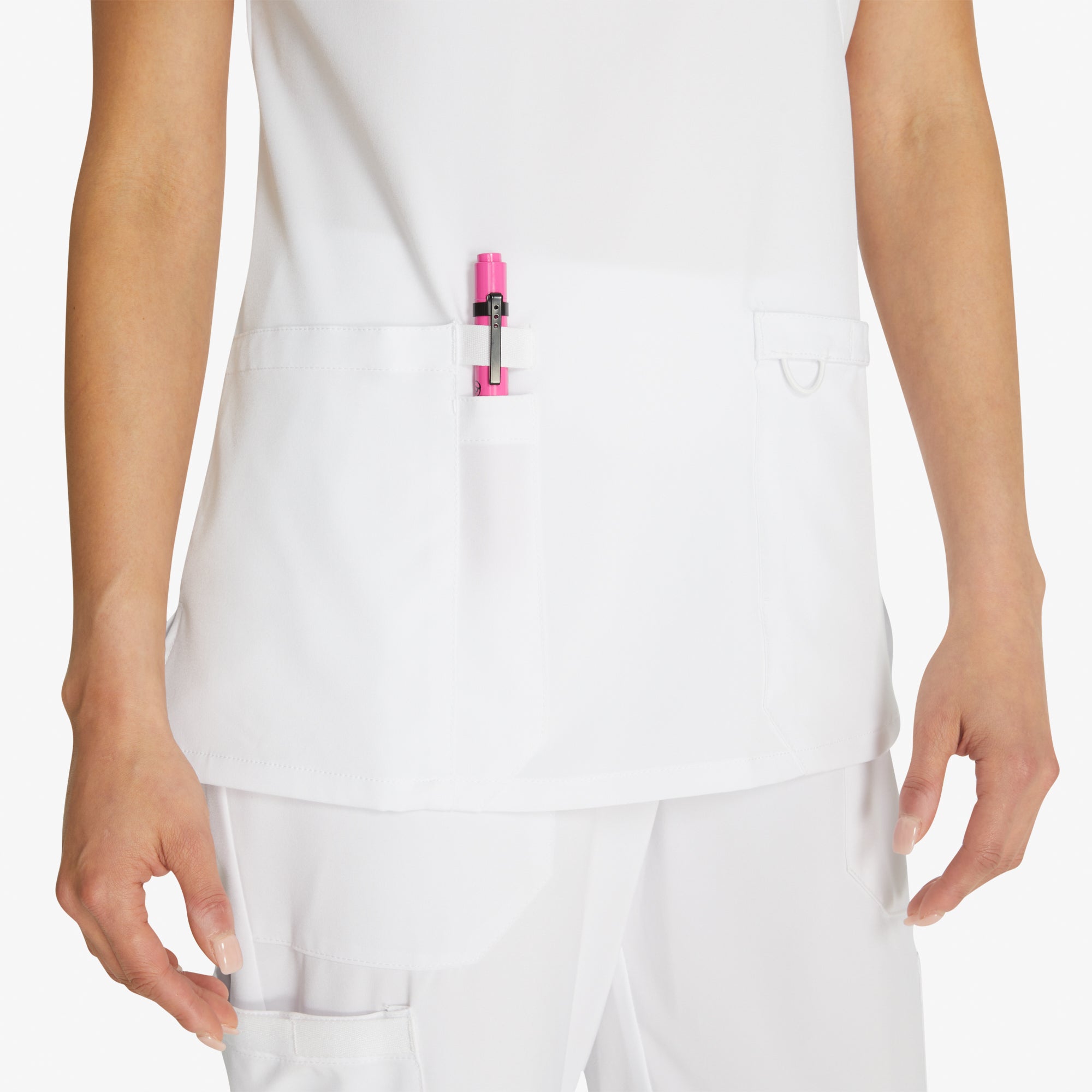 Women's EDS Essentials Mock Wrap Scrub Top - Image 6