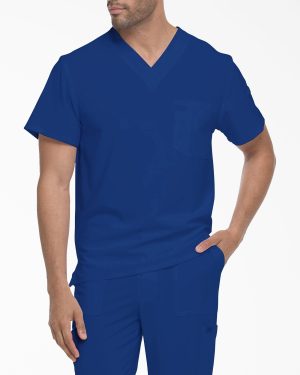 Men's EDS Essentials Tuckable V-Neck Scrub Top