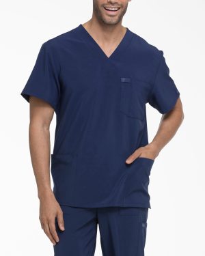 Men's EDS Essentials V-Neck Scrub Top