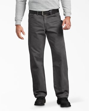 Relaxed Fit Sanded Duck Carpenter Pants