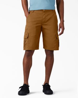 FLEX Relaxed Fit Duck Cargo Shorts. 11
