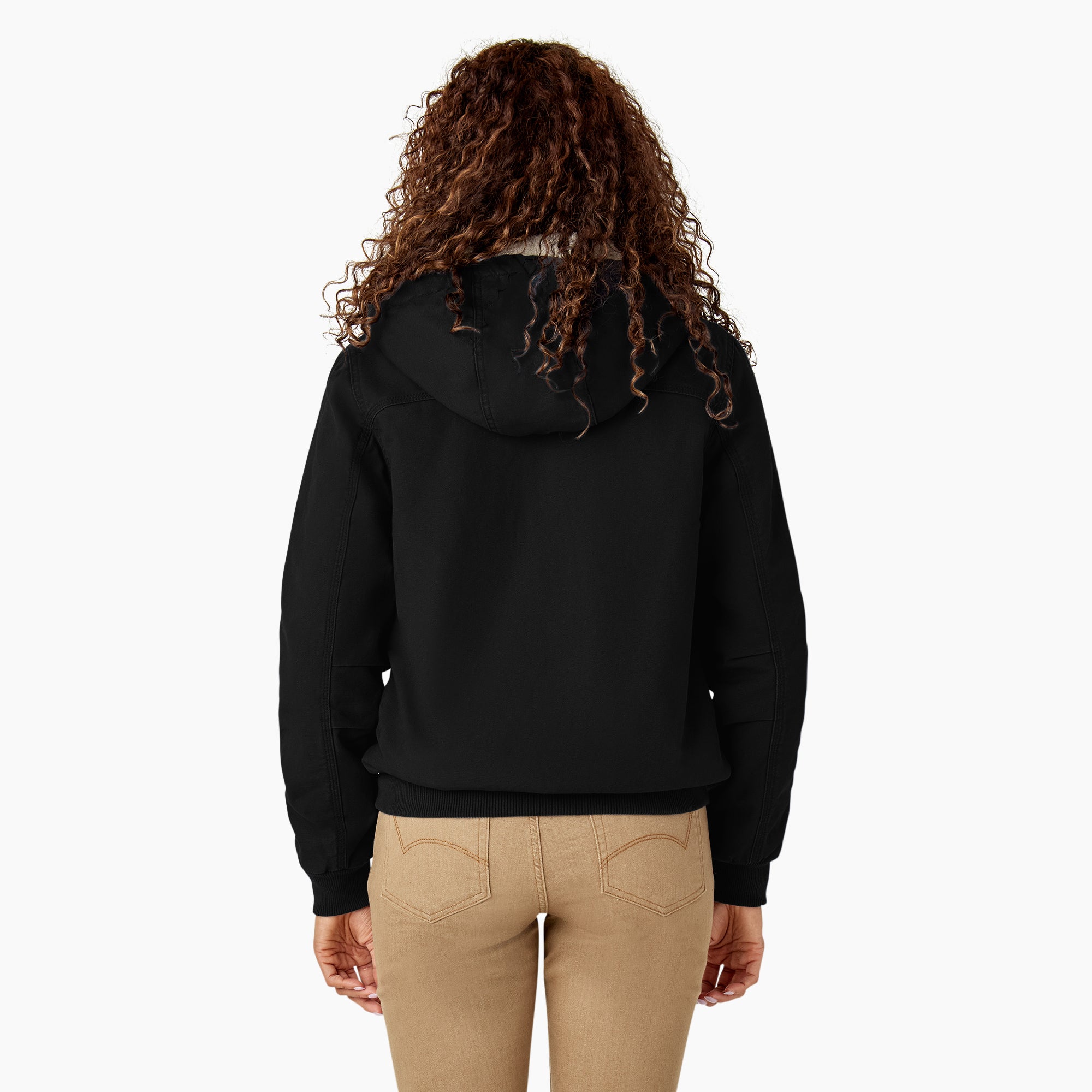 Women's Fleece Lined Duck Canvas Jacket - Image 2