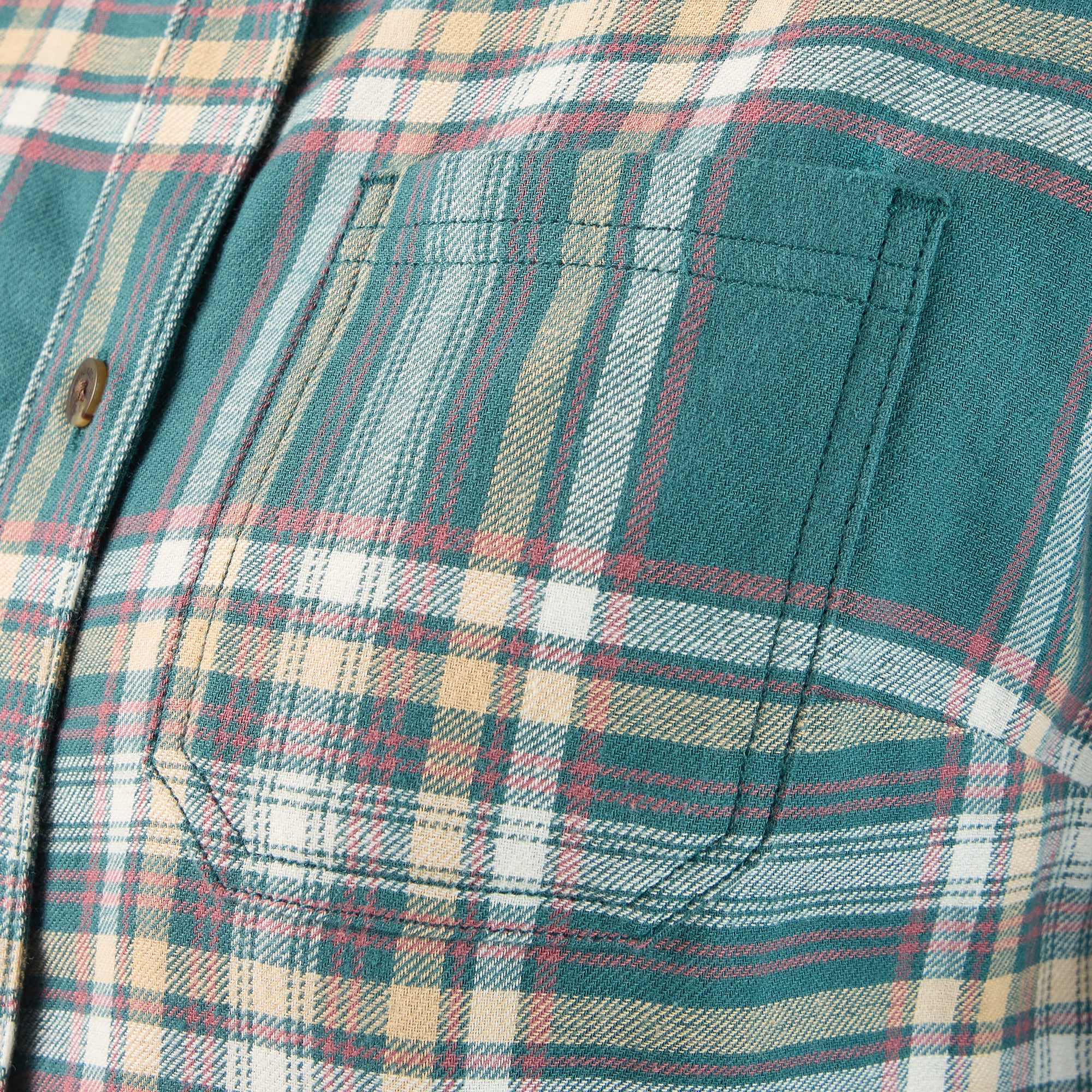 Women's Plaid Flannel Long Sleeve Shirt - Image 7