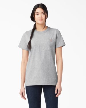 Women's Heavyweight Short Sleeve Pocket T-Shirt