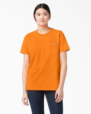 Women's Heavyweight Short Sleeve Pocket T-Shirt