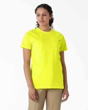 Women's Heavyweight Short Sleeve Pocket T-Shirt