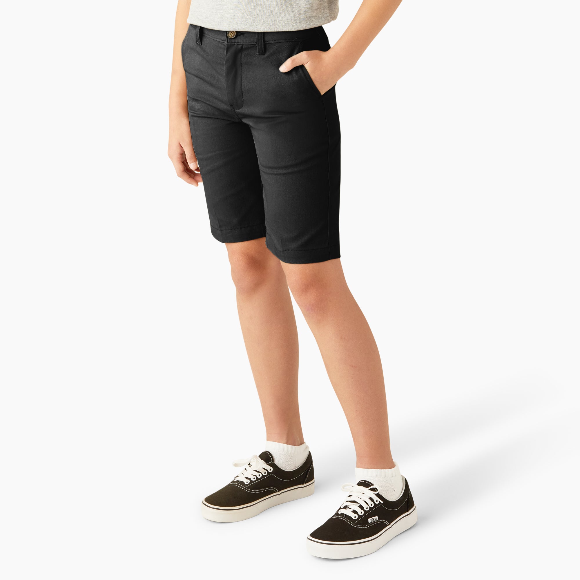 Boys' FLEX Slim Fit Shorts. 8-20 - Image 3