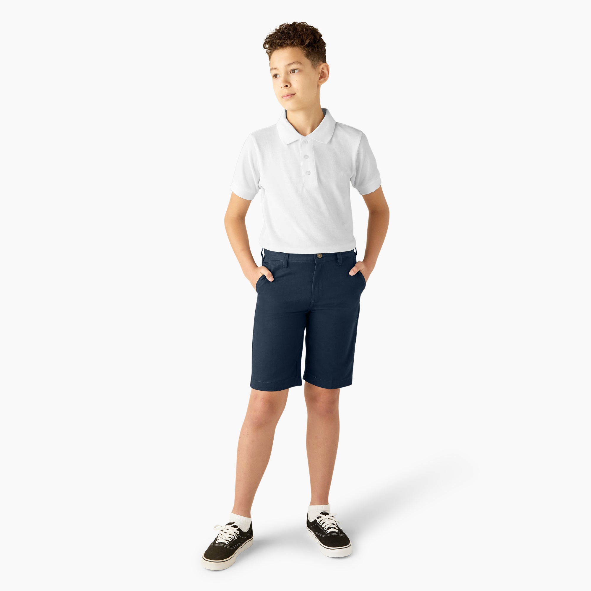 Boys' FLEX Slim Fit Shorts. 8-20 - Image 4