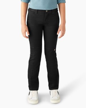 Boys' FLEX Skinny Fit Double Knee Pants. 4-20