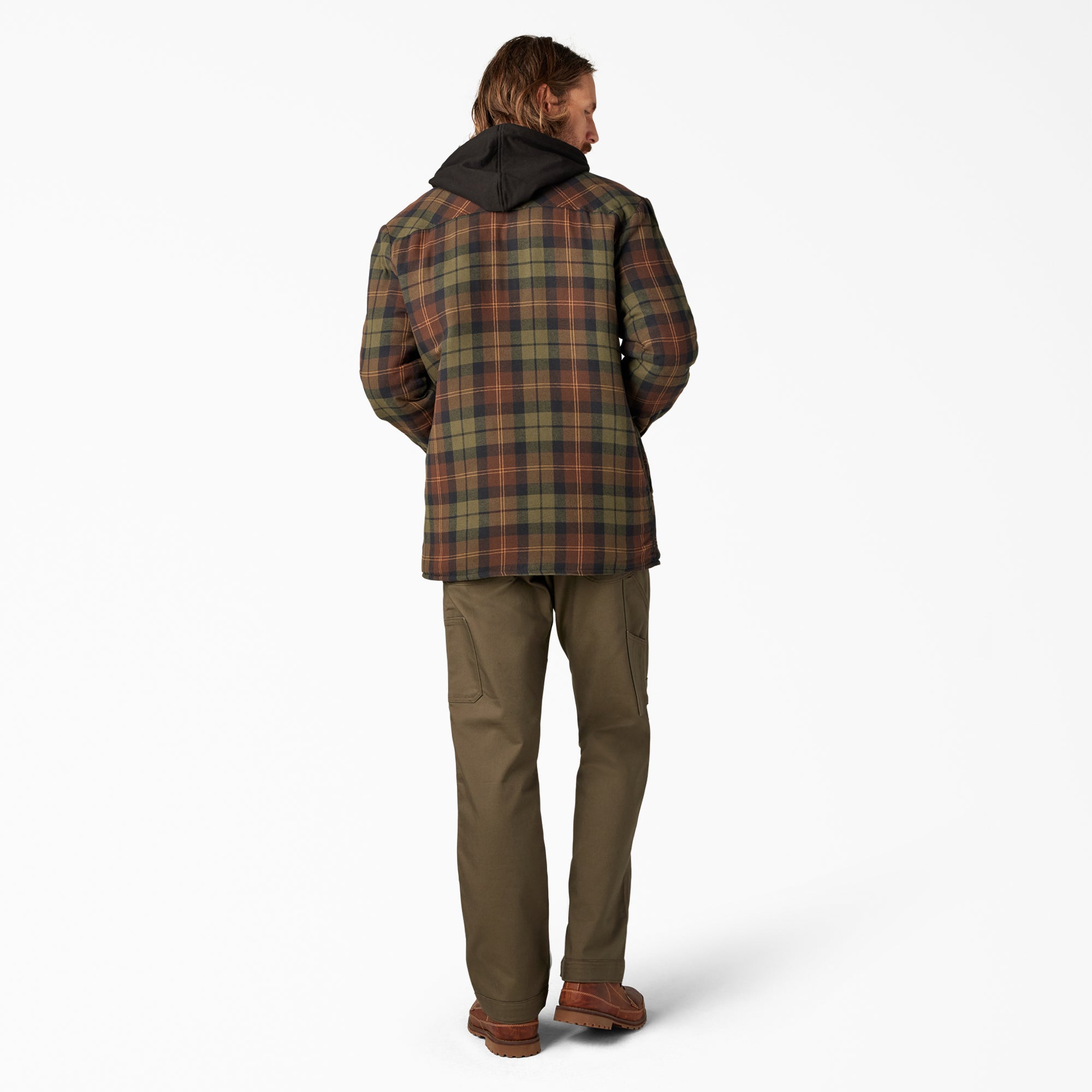 Flannel Hooded Shirt Jacket - Image 6