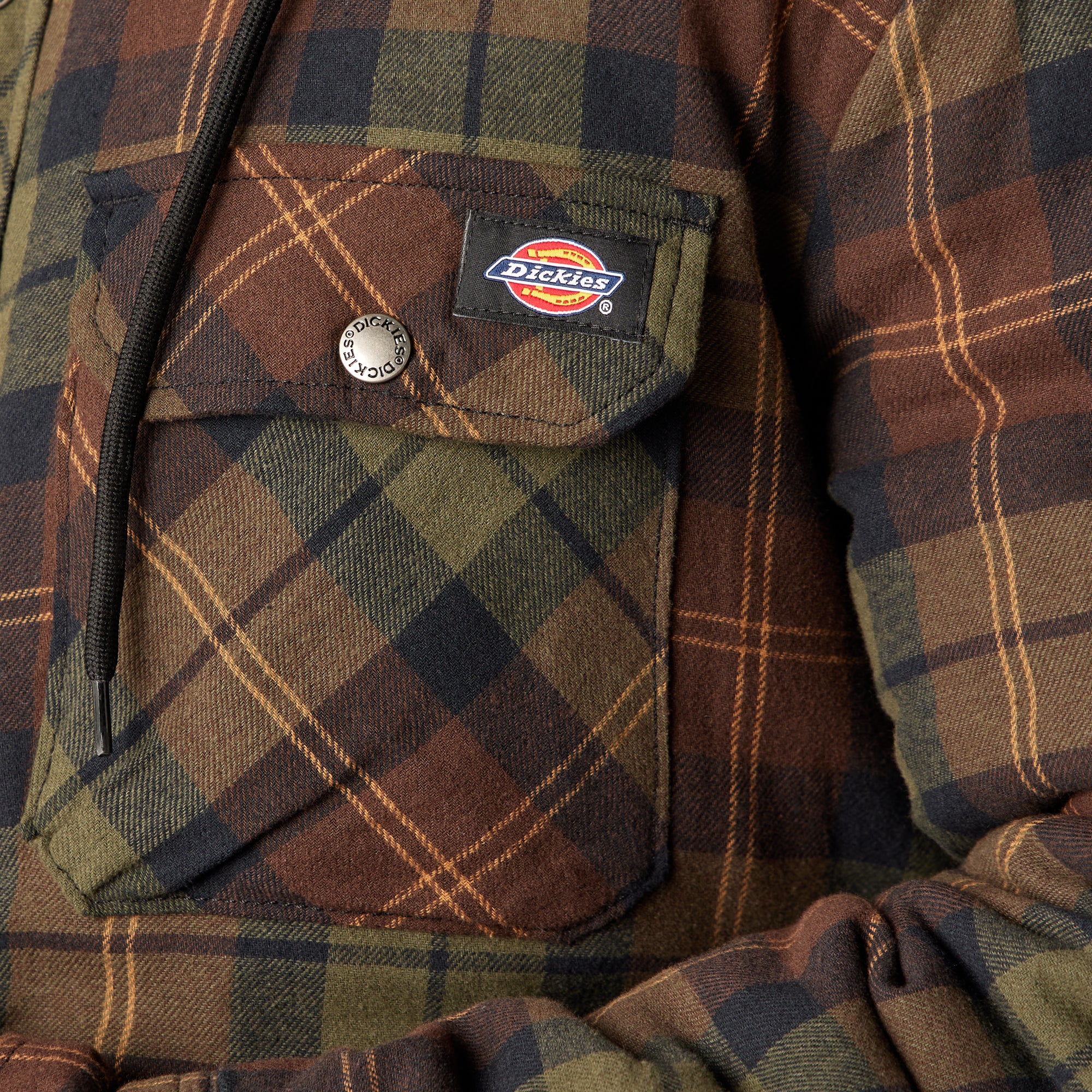 Flannel Hooded Shirt Jacket - Image 8