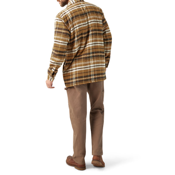 Water Repellent Fleece-Lined Flannel Shirt Jacket - Image 6