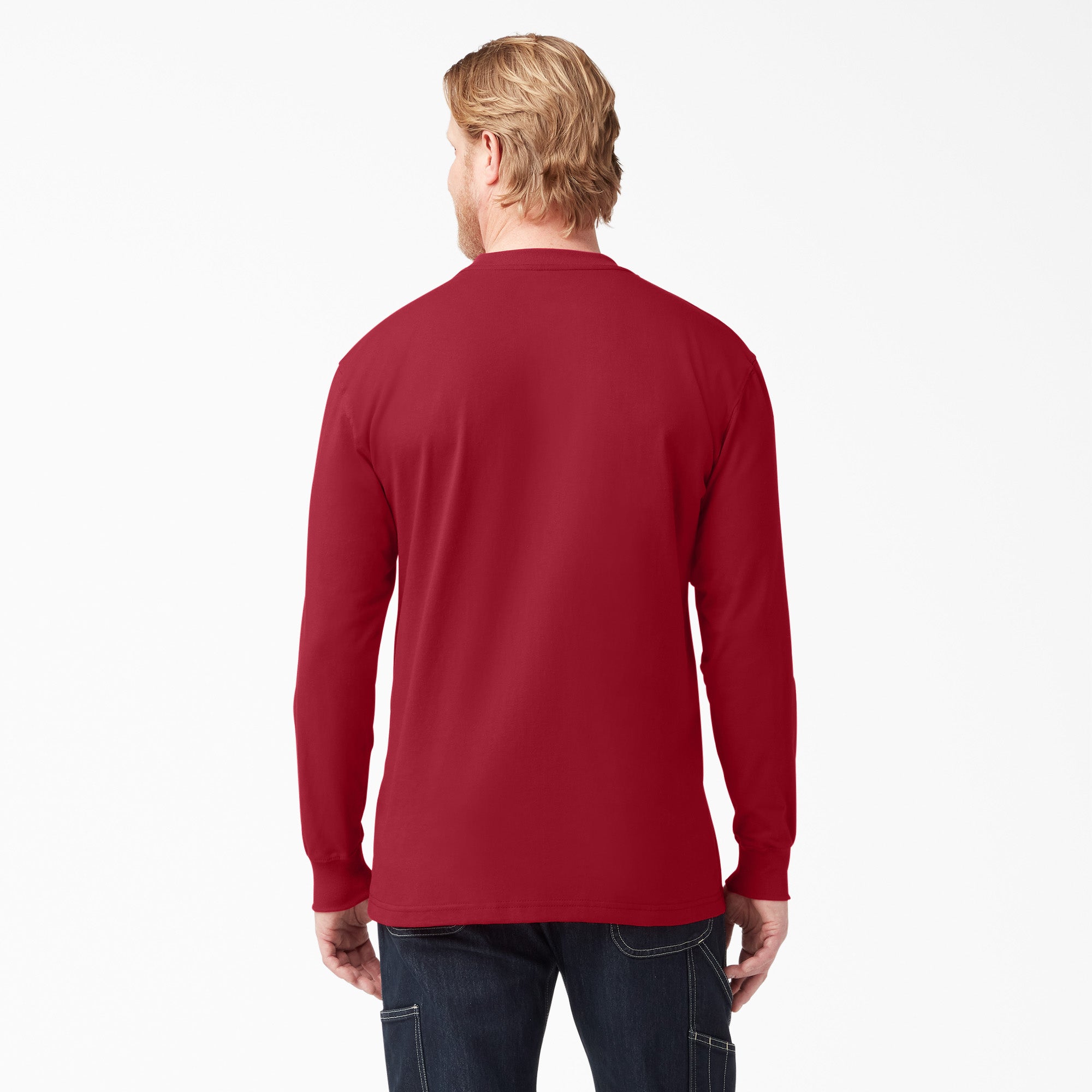 Heavyweight Long Sleeve Pocket T-Shirt - Image 2