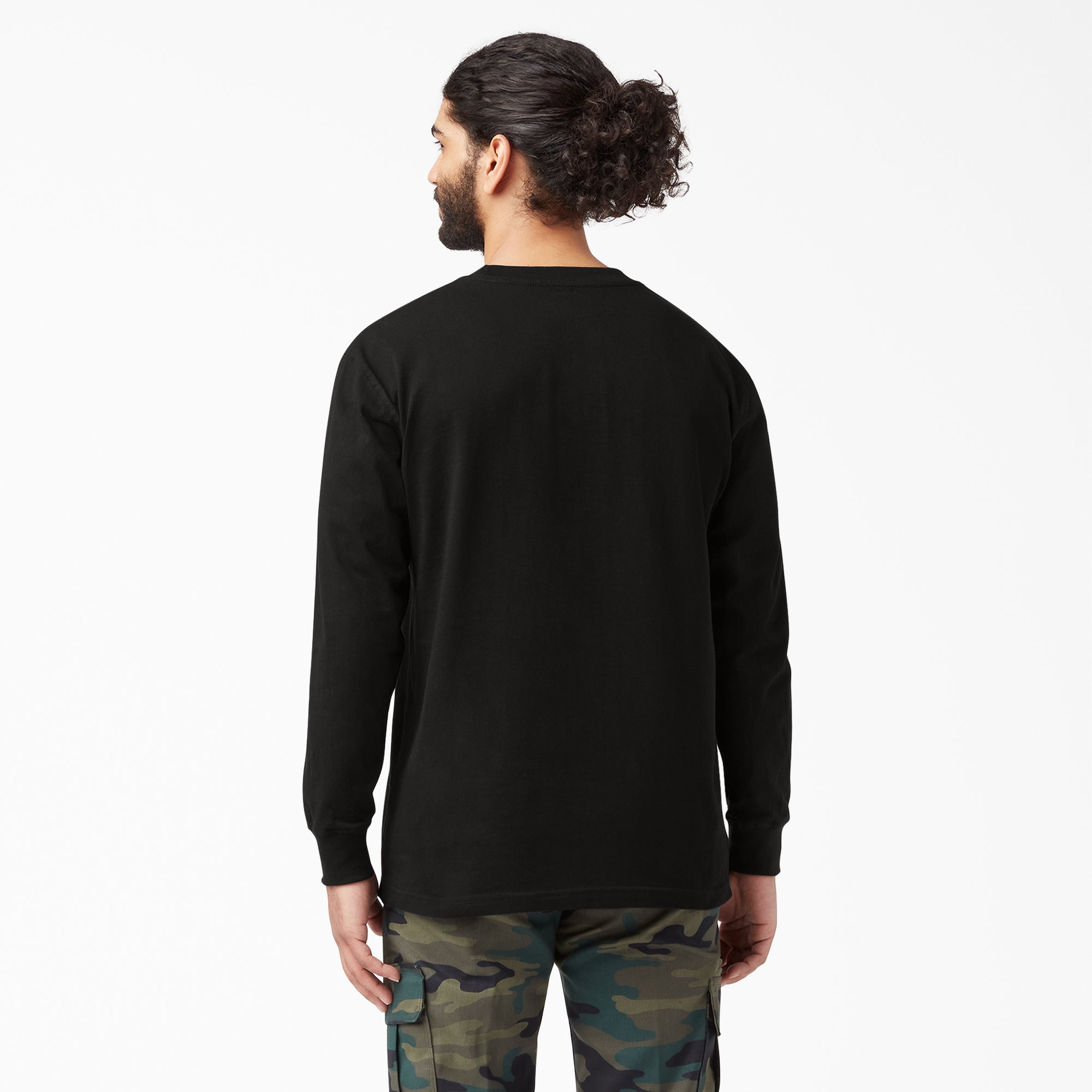 Heavyweight Long Sleeve Pocket T-Shirt - Image 2